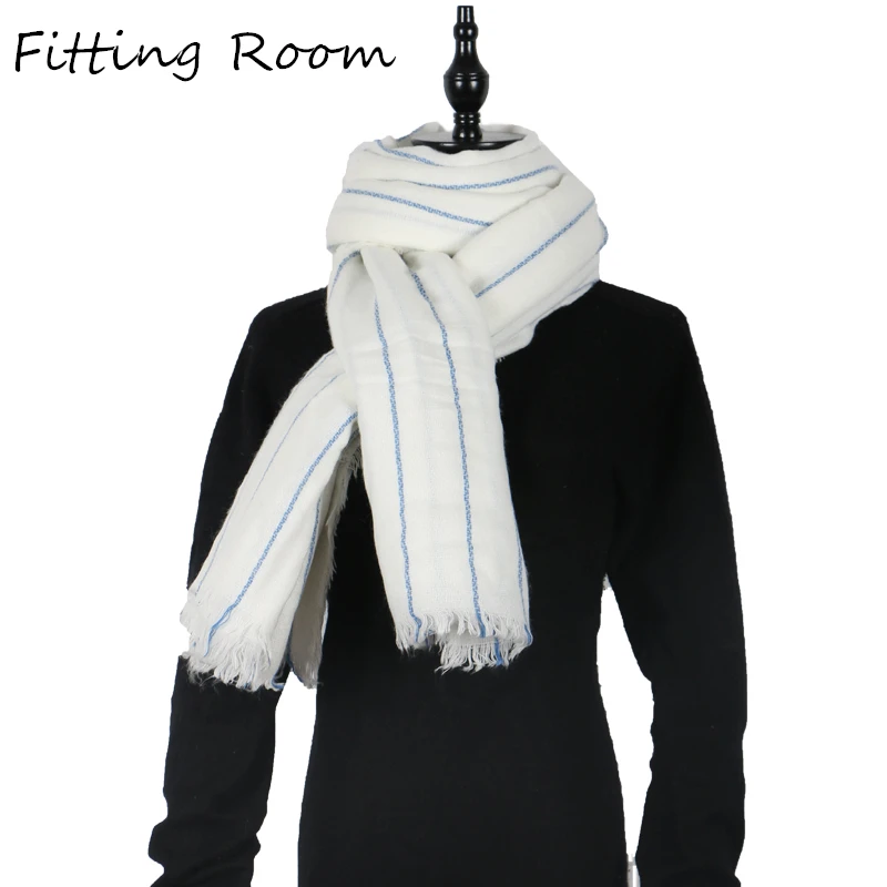 Кашемировые шарфы 2019 зимний треугольный шарф для женщин роскошный бренд Мужская