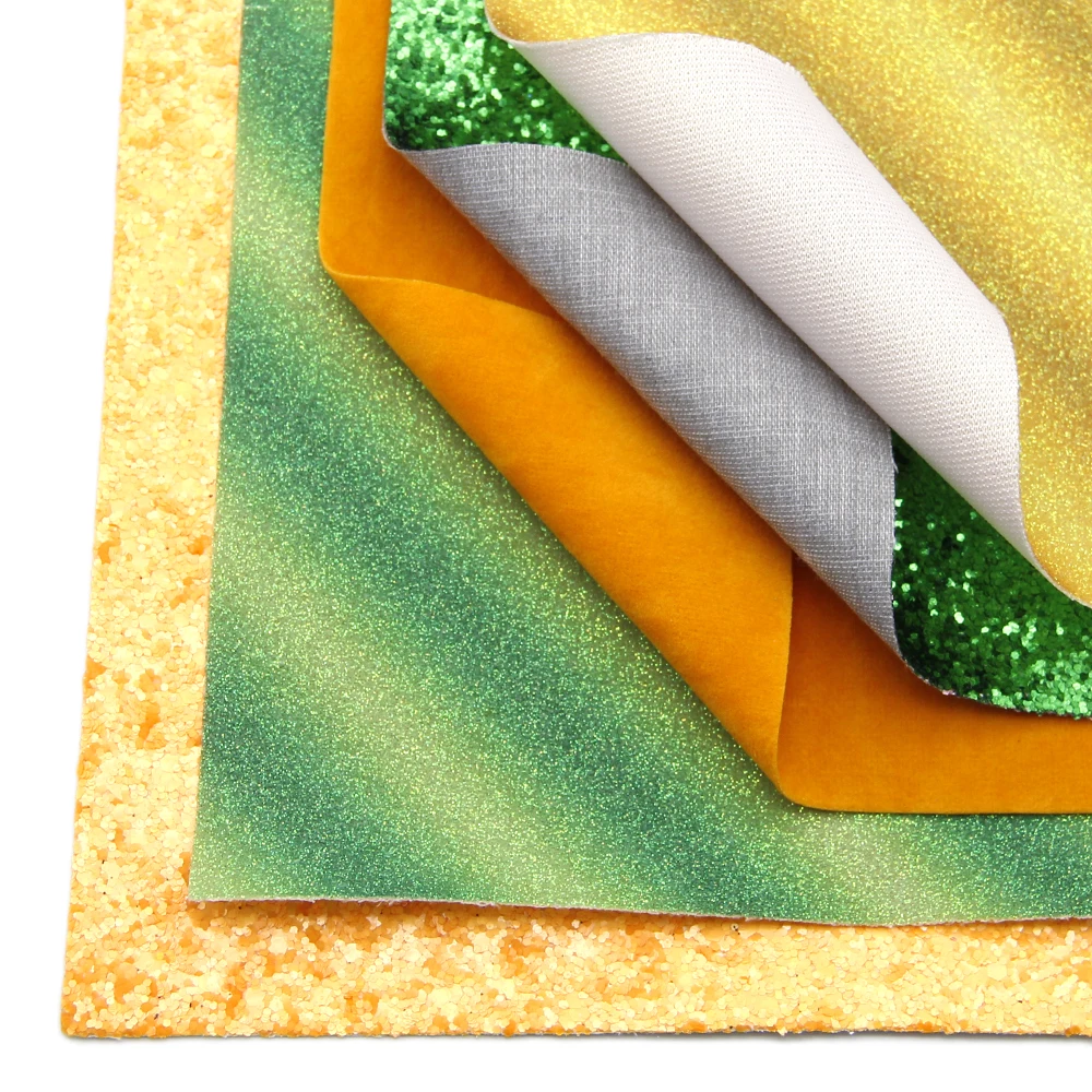 Набор аксессуаров David 6 шт./компл. 20*33 см желто-зеленая блестящая синтетическая