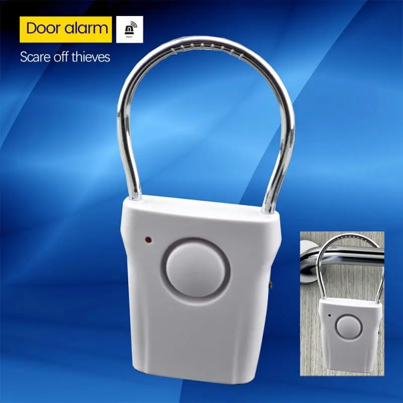 

120dB Portable Wireless Touch Sensor Security Alarm Loud Door Knob Entry Alert Anti Theft Scaring Hotel Travel Safety Siren