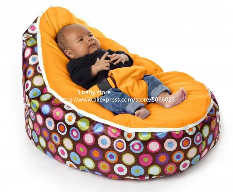 Горячая Распродажа дискотека безопасные удобные детские мешки стулья в горошек