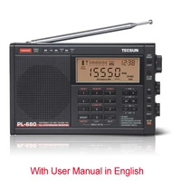 tecsun pl 680 radio fm digital tuning full band fmmwsbbpll synthesized stereo radio receiver portable speaker auto sleep