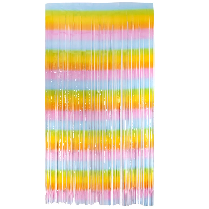 Цвет Macaron с бахромой занавеска С Блестками одежда для свадьбы дня рождения фон