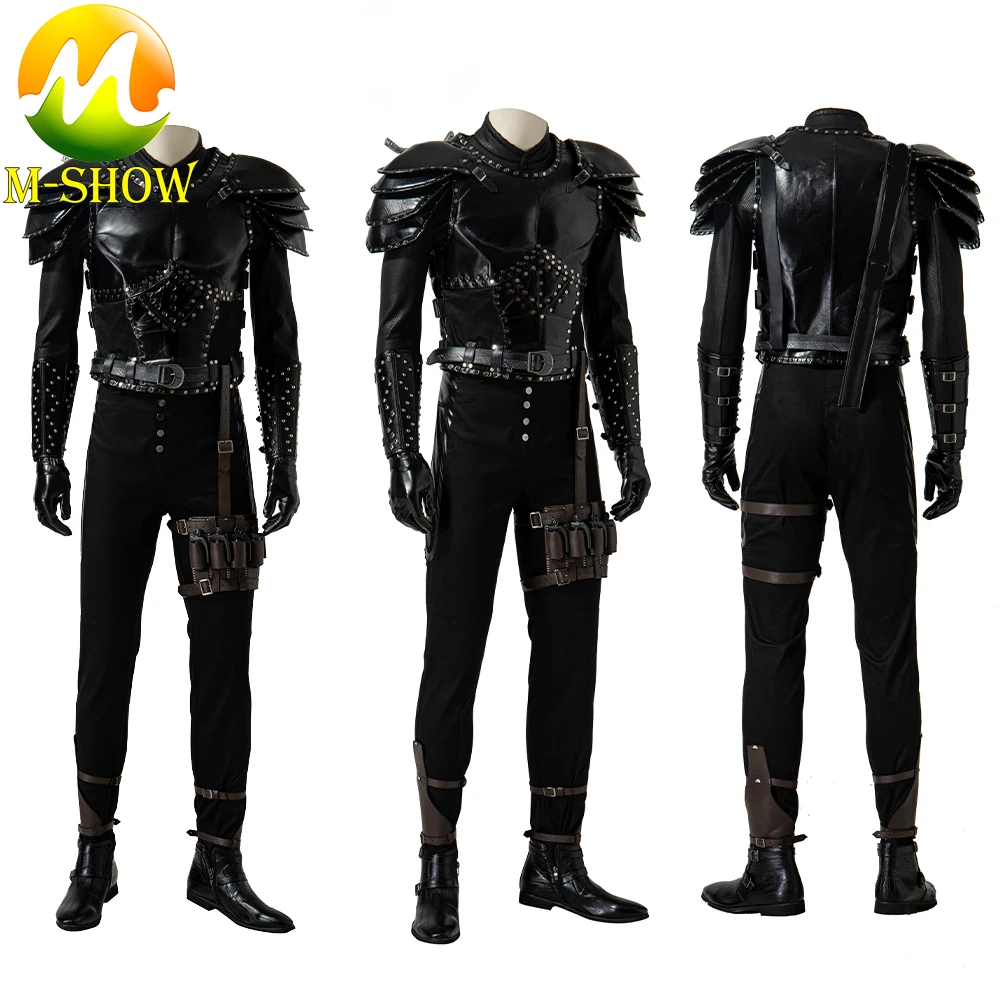 Geralt Cosplay Costume Men Outfits Witcher Armor Suit Full Set Halloween Carnival Costumes Custom Made