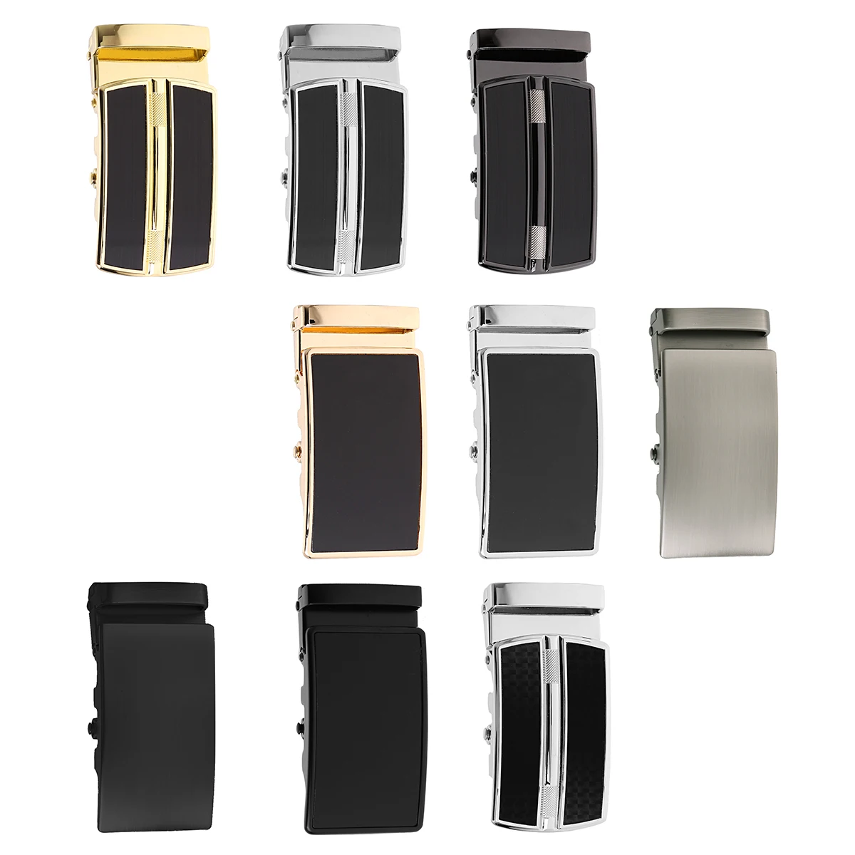 Мужская классическая защелкивающаяся пряжка для ремня 35 мм из цельного