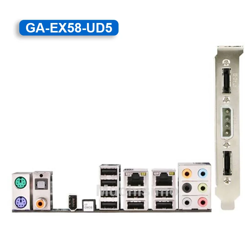 GIGABYTE GA-EX58-UD5 для рабочего стола материнской платы LGA 1366 Core i7 DDR3 24G USB3 SATA3 блок питания ATX 24 ГБ X58 UD5 EX58-UD5 б/у материнская плата