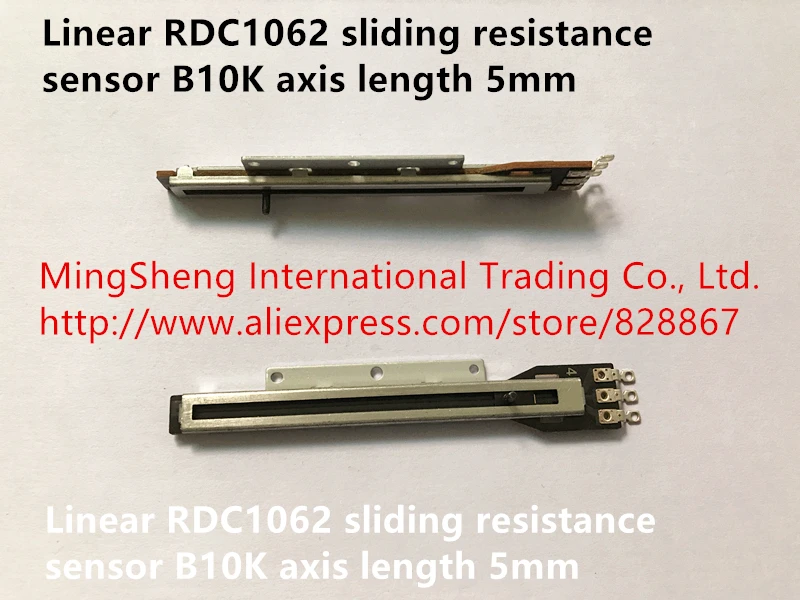 Оригинальный новый 100% линейный датчик сопротивления скольжения RDC1062 B10K длина оси