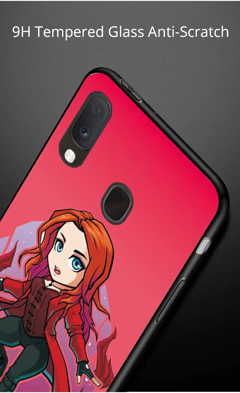 Чехлы Hero для samsung A20e A10 A30 A40 A50 A60 A70 чехол милый Капитан Америка черный ТПУ телефон Сумки для samsung Galaxy A20e чехол