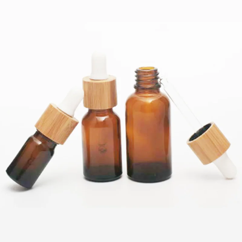 Amber Essential Oil Bottle 15ml 10ml Laboratory Dropper Glass Makeup Sub-Bottles10PCS | Канцтовары для офиса и дома
