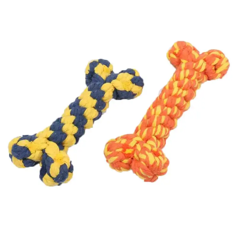 

Cotton Bone Shape Jouets Pour Chiens Hundespielzeug Cepillo Dientes Perro Brinquedo Pet Cachorro Clean Teeth