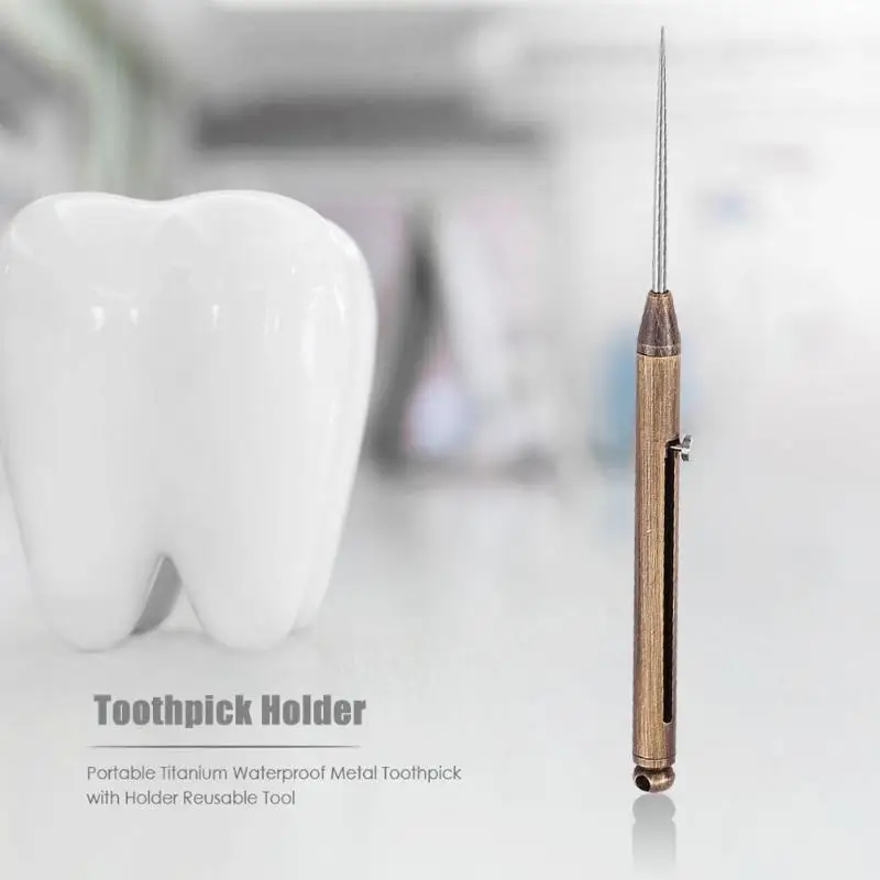 Держатель Для Зубочисток с пружинным нажимом для использования вне