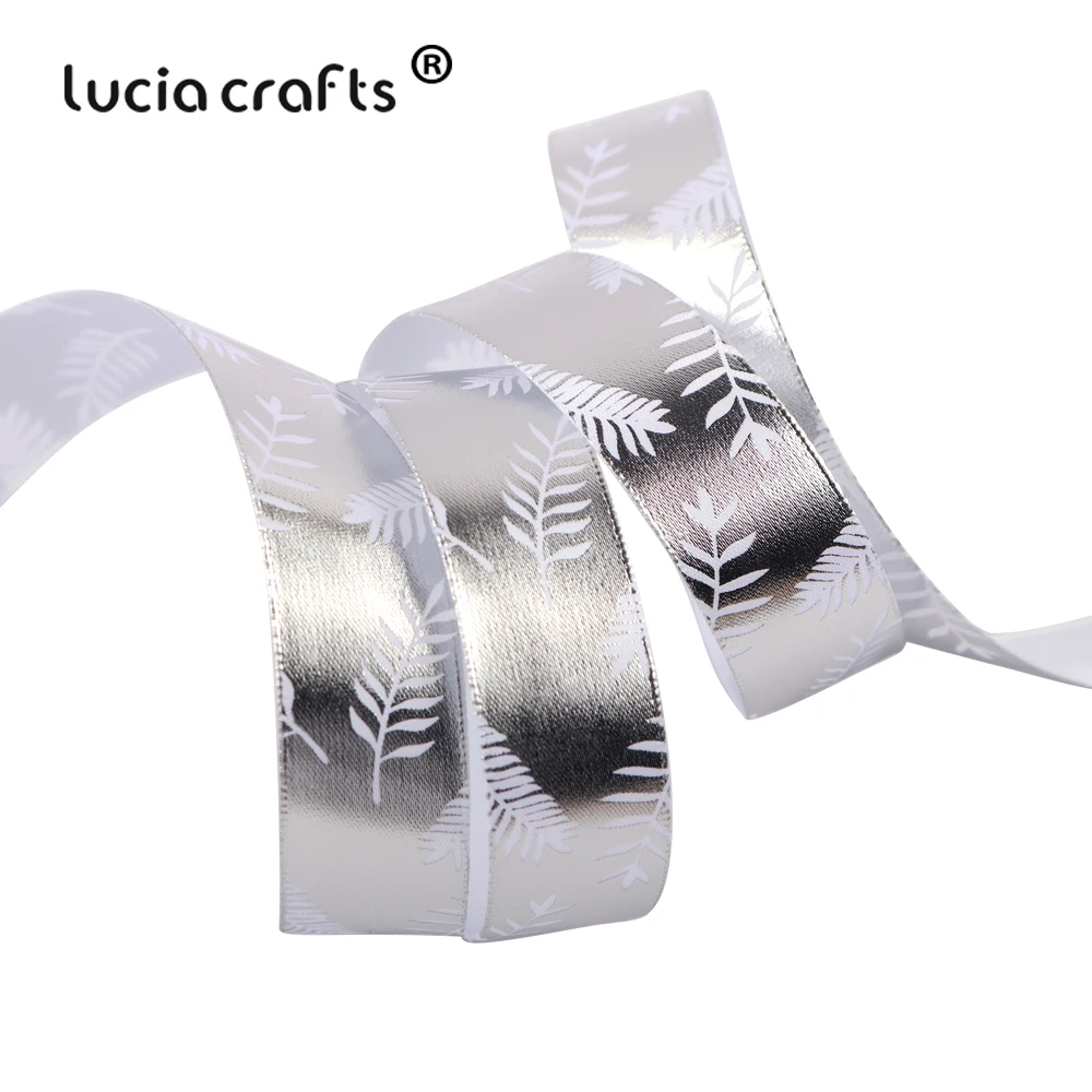 Lucia Crafts 16 20 мм атласная лента с принтом ленты бант подарочные принадлежности