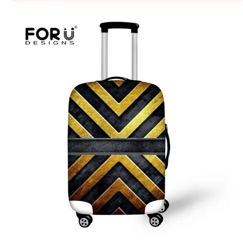 D0623 FORUDESIGNS Afrian Girl ацтекский узор багаж защитный водонепроницаемый чехол для 18-3" чемодан на колесиках эластичные дорожные дождевые чехлы - Цвет: D0623