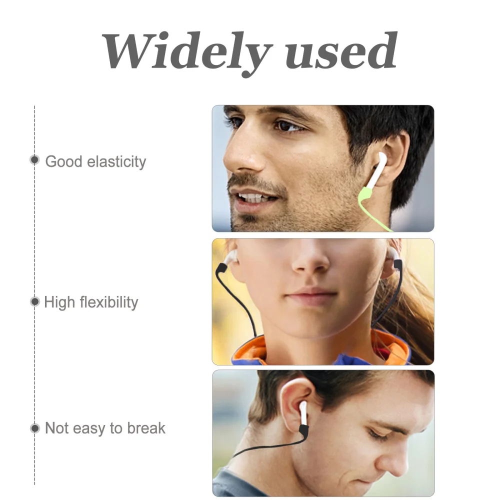 

3Pcs Practical Wireless Earphone Extension Lanyard Compatible for 1/2/3 Pro