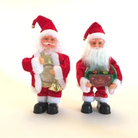 christmas gifts luminous music box christmas toys electric dancing and singing santa claus doll kids holiday gifts