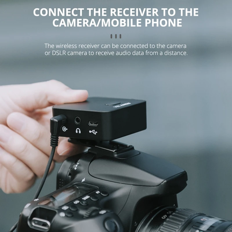 

New YELANGU Mx5 Portable Lavalier Interview Recording Wireless Microphone for Mobilephone PC DSLR Camera iPhone