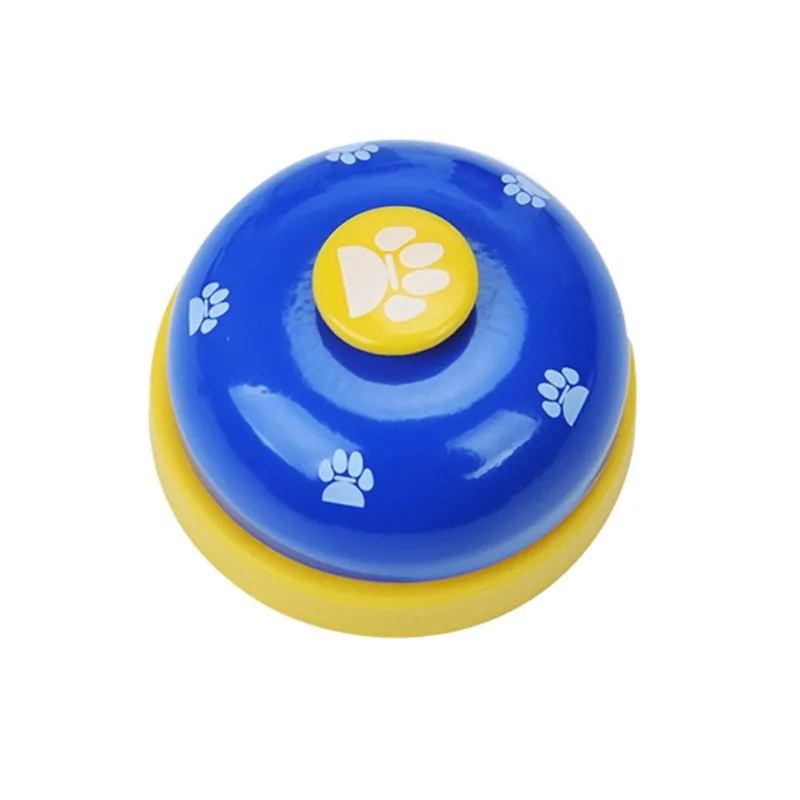 Pet Call Bell Dog Ball-Shape Paws Printed Meal Feeding Educational Toy Puppy Interactive Training Tool Supply |