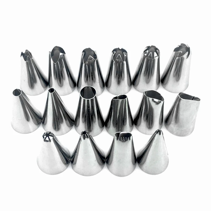 18 шт./компл. силиконовые кондитерского мешка наконечники форсунки Diy глазировки