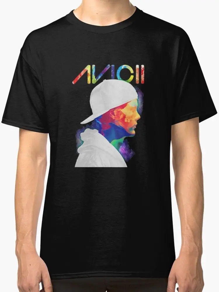

2021 New Arrival Avicii 2 Men's T Shirt Black 100% Cotton Short Sleeves Tee Shirts Men Summer Women Tops Tees
