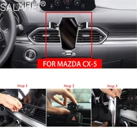for mazda cx5 gravity car mobile phone holder stand no magnetic gps smartphone air vent clip mount bracket support accessories