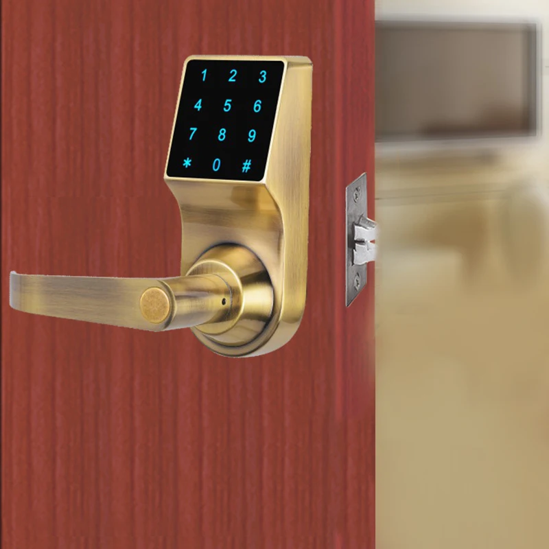 Контактная блокировка экрана пароль ключ дверной замок цифровая клавиатура