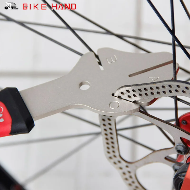 

BIKEHAND MTB Bike Disc Rotor Flattening Tool Bicycle Brake Disc Adjuster Bike Disk Tray Correction Tool Cycle Bike Repair Tools