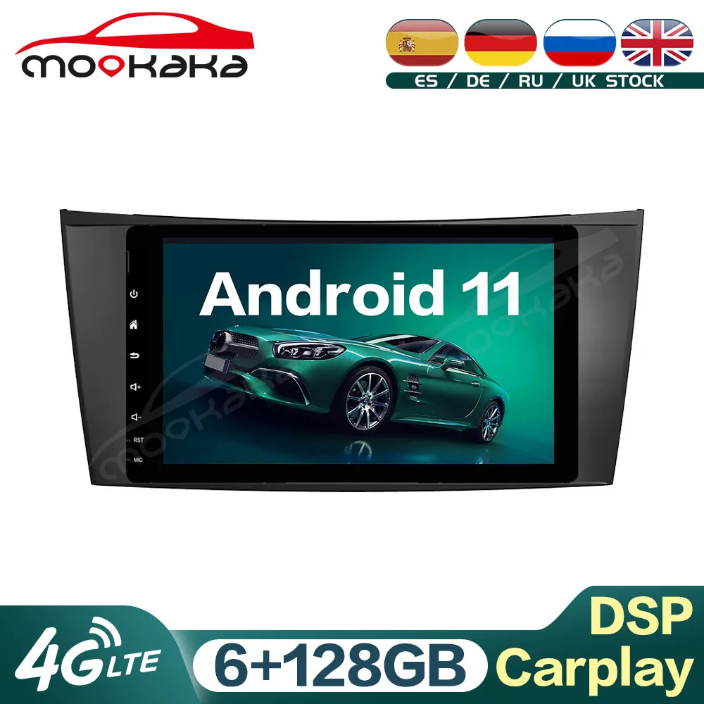 

For Mercedes Benz E Class W211 CLS W219 2001 - 2008 Android 11 6G+128GB Car Multimedia Player Audio Stereo Head Unit Carplay DSP