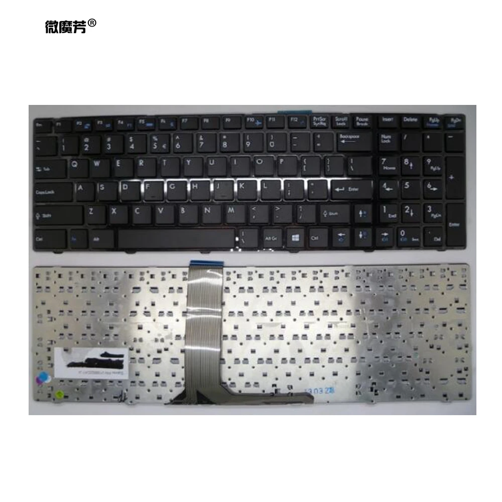 Английская клавиатура для ноутбука MSI GE60 GE70 GX60 GX70 GT60 GT70 GT780 GT783 MS-1762 MS-16GA 16GC 1757 1763 нам клавиатуры без подсветки