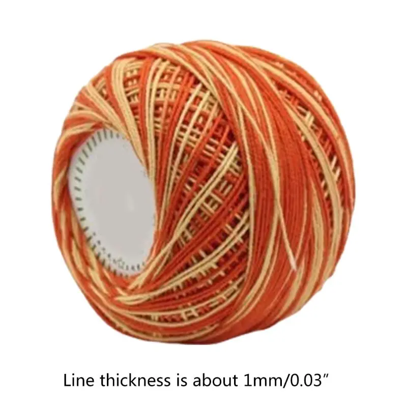 

3 Strand Cotton Hand Knitting Yarn DIY Weave Embroidery Lace Crochet Thread Cord