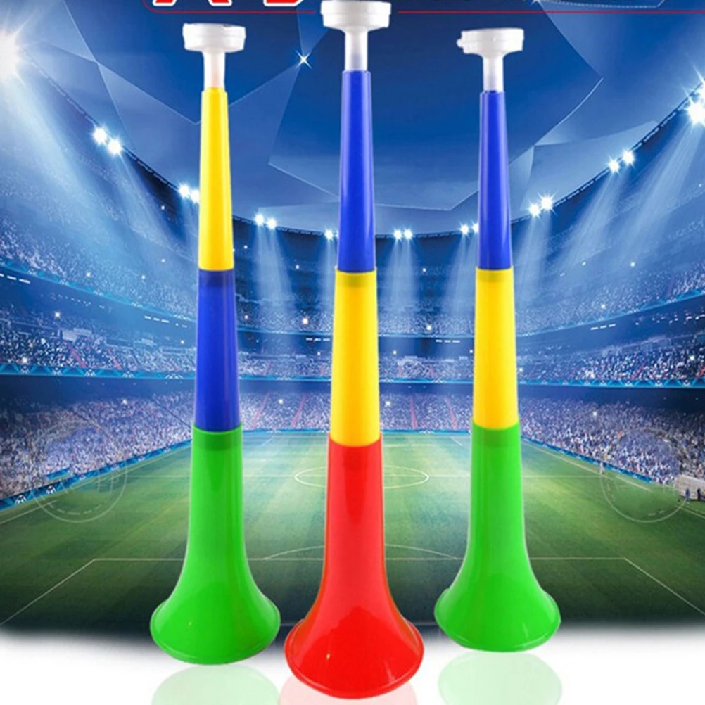 

Random Color European Cup musical instruments Removable Football Stadium cheer Horns Vuvuzela Cheerleading horn Kid Trumpet Toy