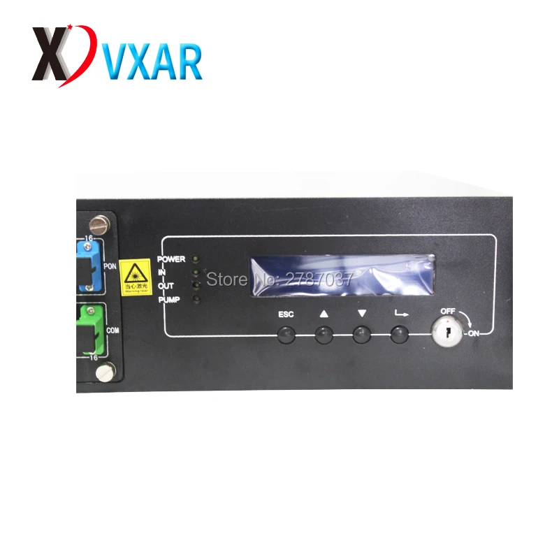 1310/1550nm EYDFA 2U 16 портов внутренний стеллаж EDFA Волоконные Усилители FTTH JDSU насос 20DBM |