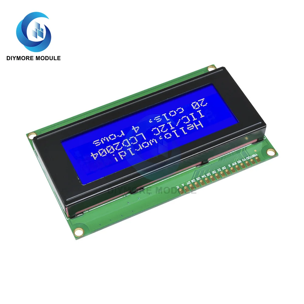 Модуль дисплея LCD2004 синий/зеленый монитор 20 х4 символа 5 В для Arduino UNO R3 MEGA2560