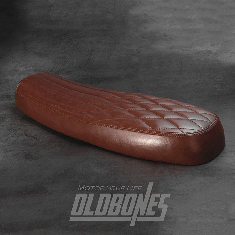 OLDBONES Cafe гоночное Ретро мотоциклетное модифицированное седло с ручной строчкой