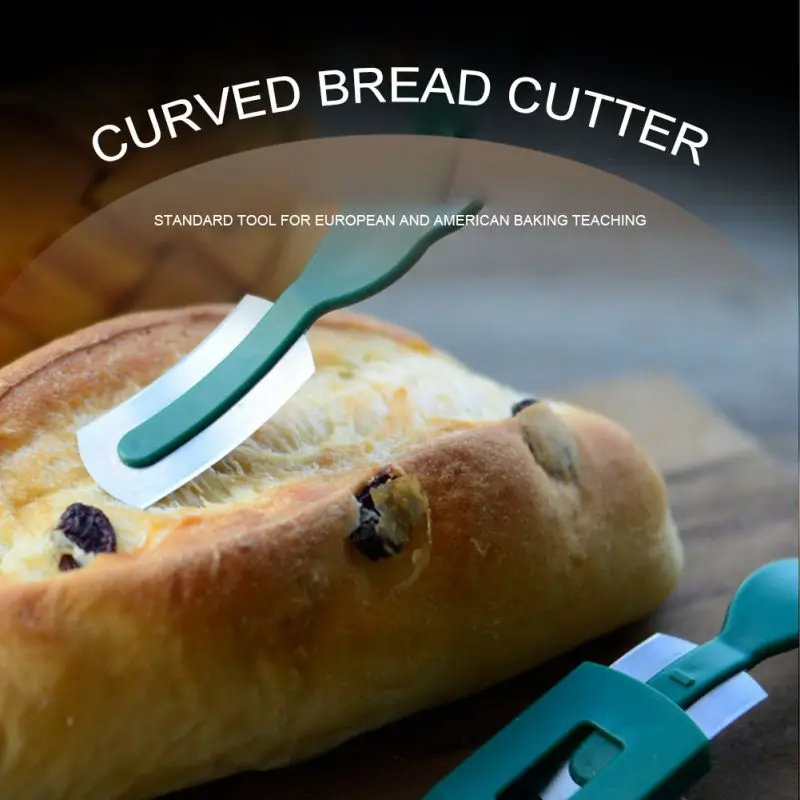 Изогнутые лезвия хлеб Ножи легко очистке безопасный миксер для теста маркер