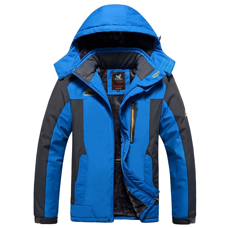 

9XL Winter Jackets Men Parka Plus Big Larger Size Windproof Coat Fleece fur Thick Warm Thick Coat Male Oversized 6xl 7XL 8XL 6XL