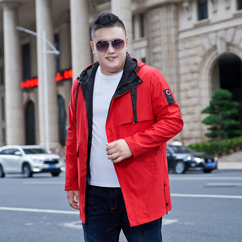 

Plus Size 10XL 9XL 8XL 7XL 6XL Fashion Jacket Men Spring Autumn Casual Solid Zipper Overcoat Baseball Mens Thin Pilot Outwear