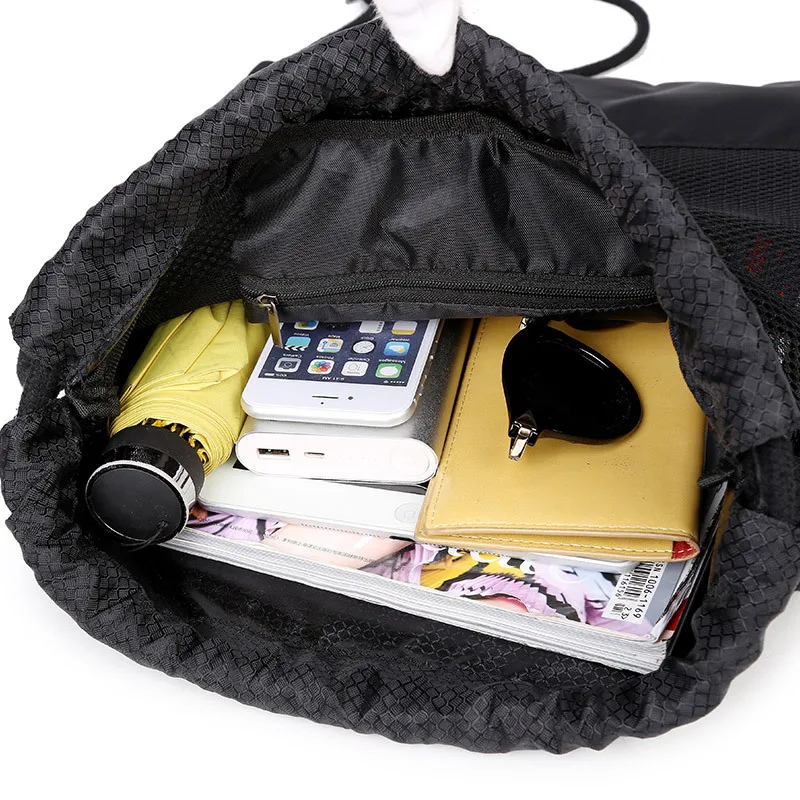 Новый шнурок рюкзак на шнурке моды для мужчин и женщин открытом воздухе