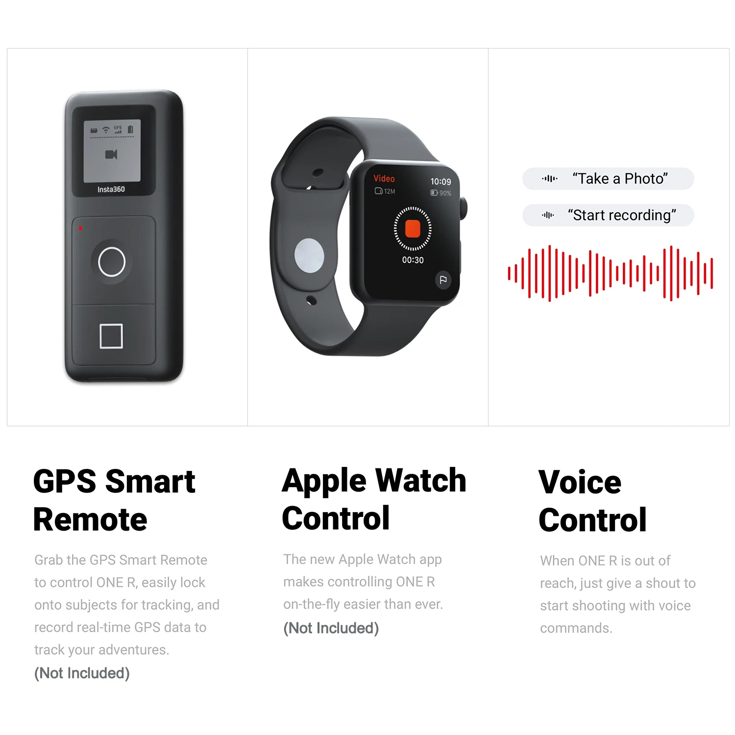 Спортивная Экшн камера Insta360 ONE R 4K Edition с защитой от тряски широкоугольный