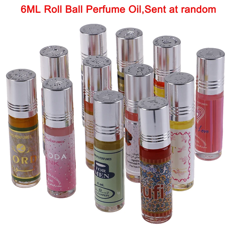 

1 pc New Arriva 6ML Roll On Perfume Women Men Fragrance Oil Scented Water Ball Roll Oil Perfume Random Send