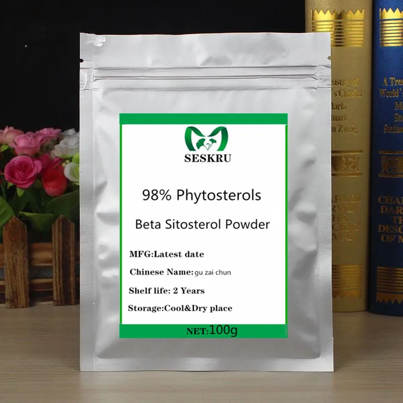 

Hot selling high quality 98% Phytosterol Beta Sitosterol Powder, ISO certified, with cholesterol and blood support,free shipping