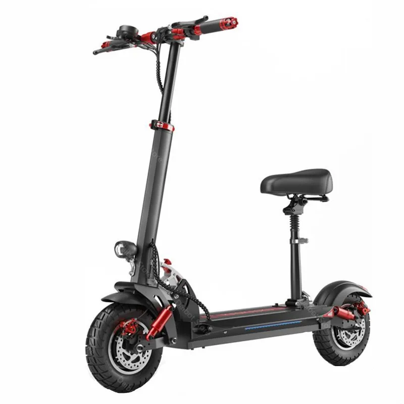 Электрический двухколесный скутер Складной электрический самокат с сиденьем