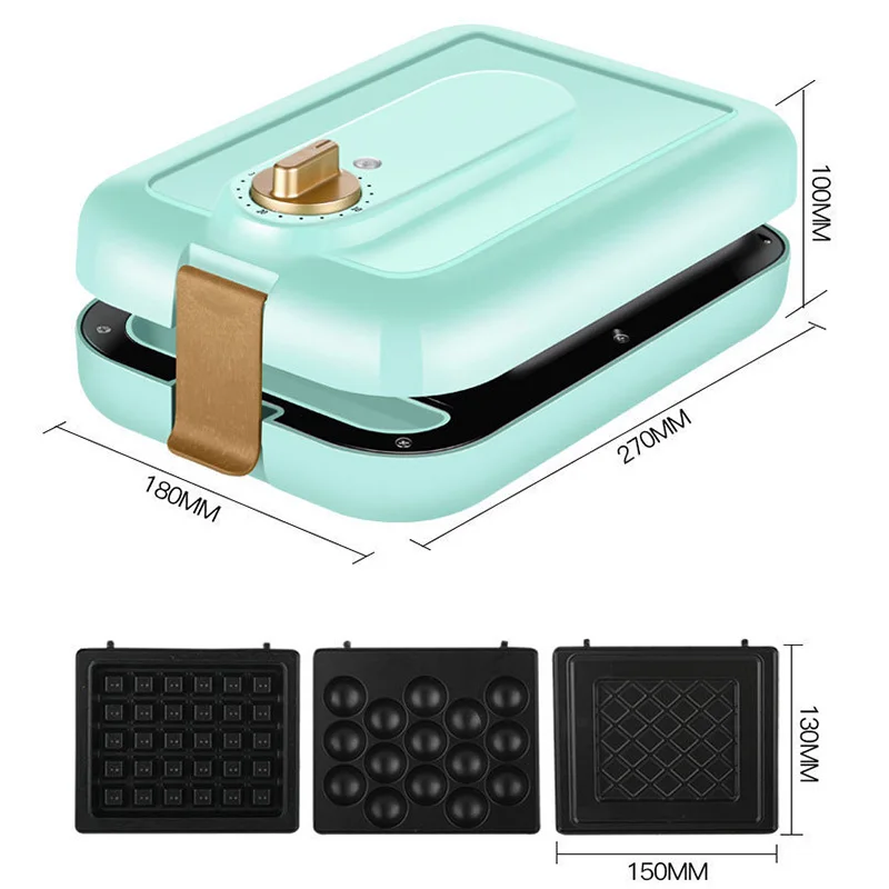 220V Электрический Вафли чайник Утюг машина для производства сэндвич пузыря яйцо