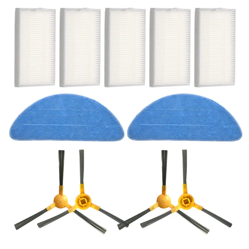 Набор тканей для швабры с боковой щеткой 11 шт. Proscenic 800T 820T 830T зеркальный фильтр