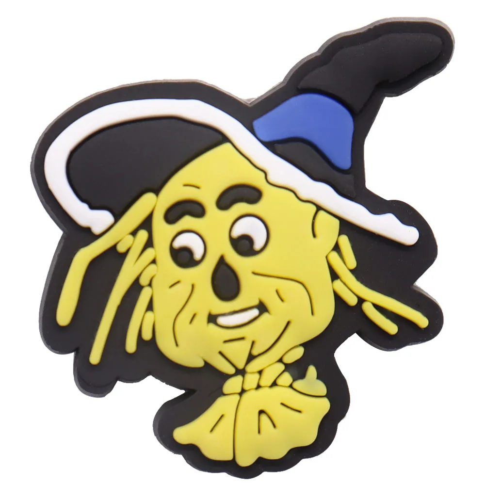 1PCS Cute Shoe Charms Skull Bow Candle Ghost Leaf Grim Reaper Pumpkin Hat I Smell Fear On You Croc Jibz Buckle Shoes Ornaments - купить по