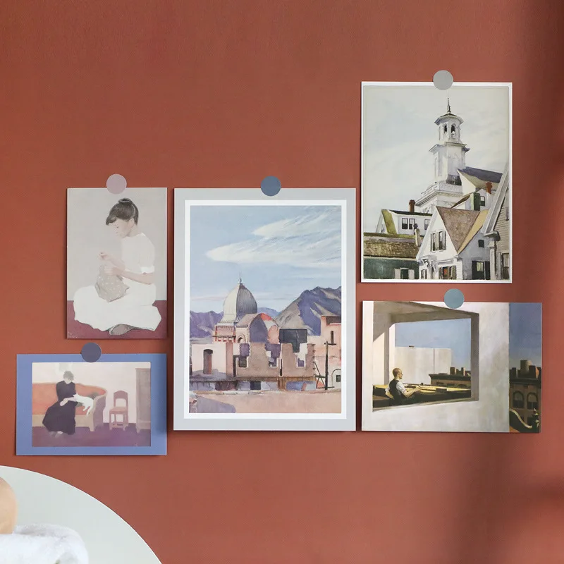 5 листов скандинавские декорации открытка креативная фон декоративная роспись