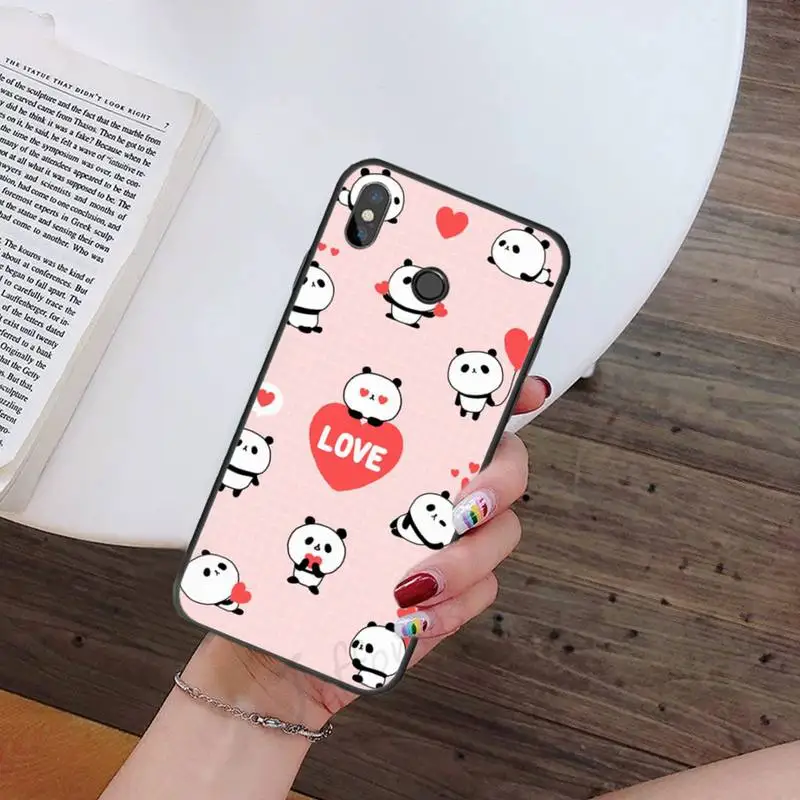

Phone Case For Xiaomi Redmi 7 8 9t a3 9se k20 mi8 max3 lite 9 note 9s 10 pro Cute Cartoon Panda