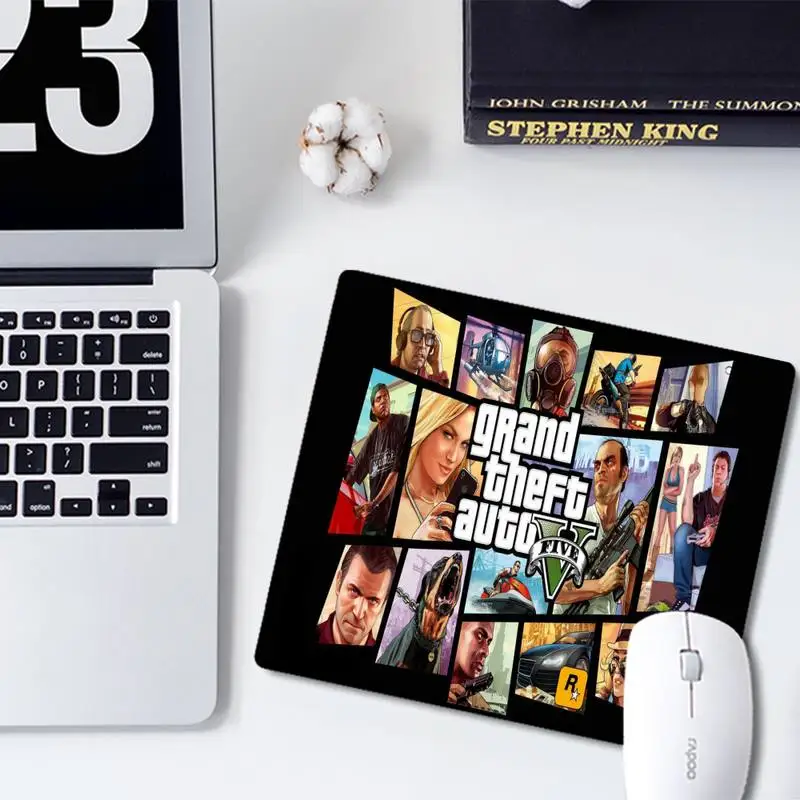 

Custom Skin GTA V Customized MousePads Computer Laptop Anime Mouse Mat 2018 Hot Professional Gamer Mouse Pad