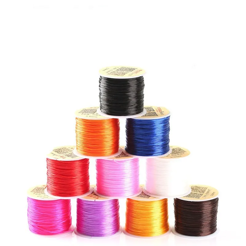 50 м/рулон красочный гибкий эластичный шнур с кристаллами для изготовления