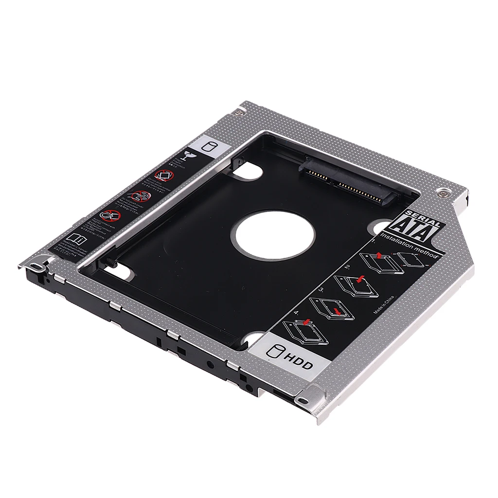9,5 мм SATA для SATA 2-го жесткого диска HDD Caddy для универсального Apple MacBook Pro