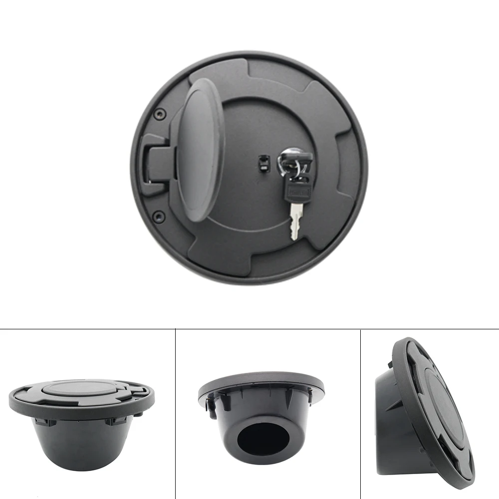 Alloy Black Car Fuel Tank Cover Gas Cap For Jeep Wrangler 2007-2017 With Key | Автомобили и мотоциклы