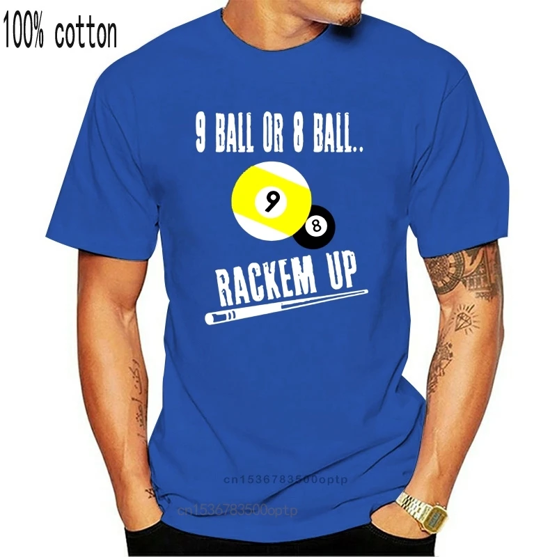 

Новинка, Мужская футболка для бильярдного бассейна, футболка с 9 мячами или 8 мячами, тенниска, футболка wo, мужские футболки, Топ